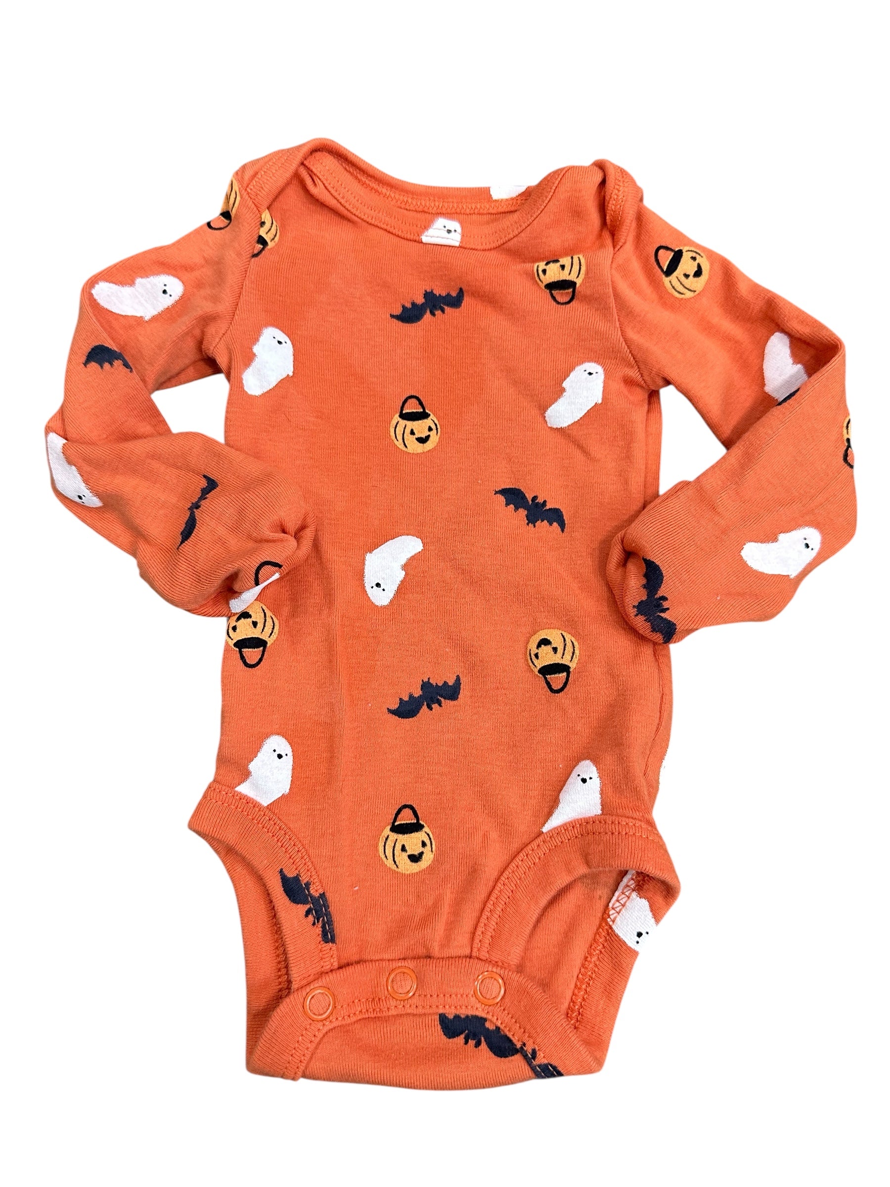 Batty for You Long-sleeve Onesie (NB)