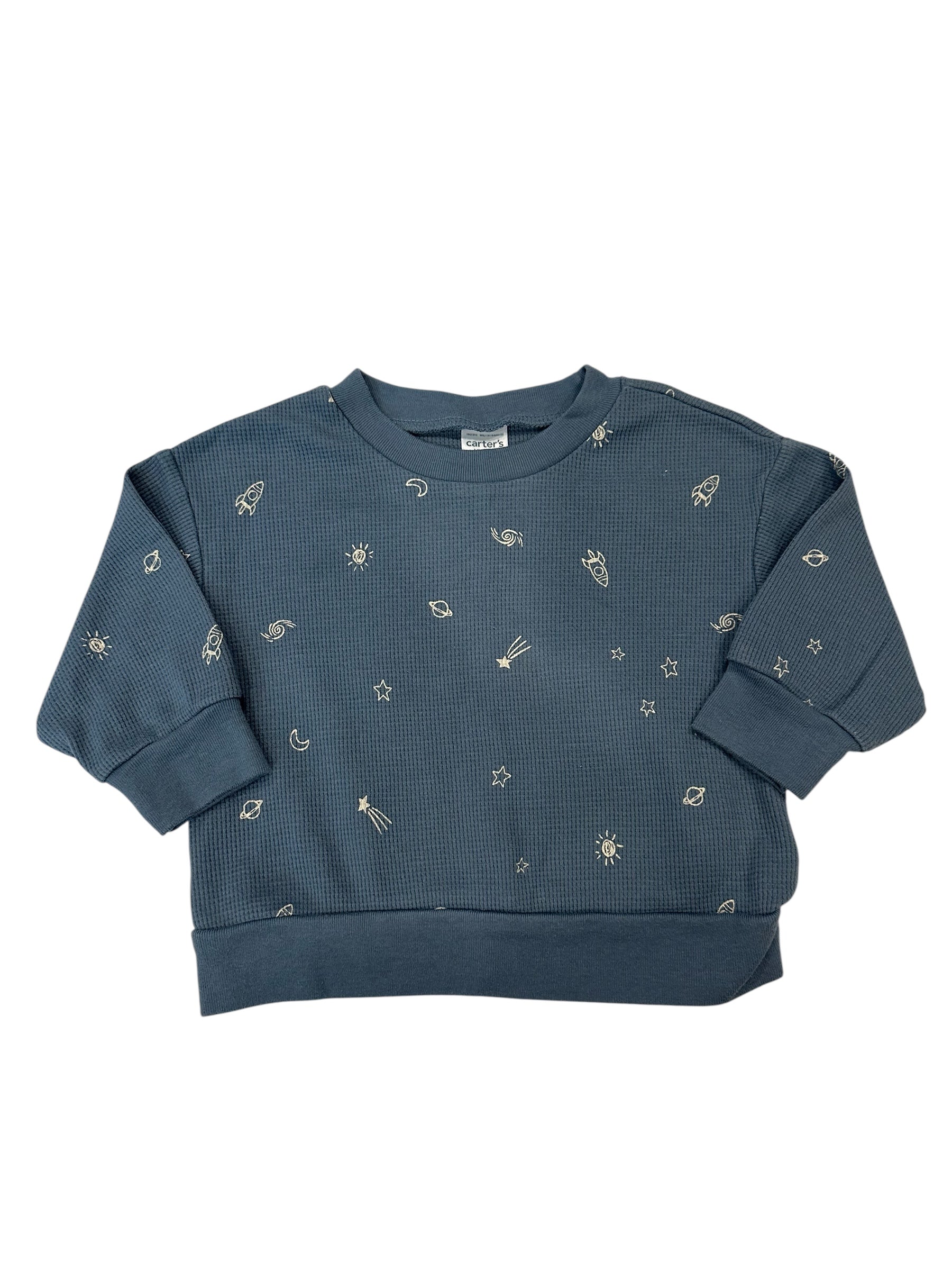 Rocket Waffle Knit Long-sleeve (3-6m)