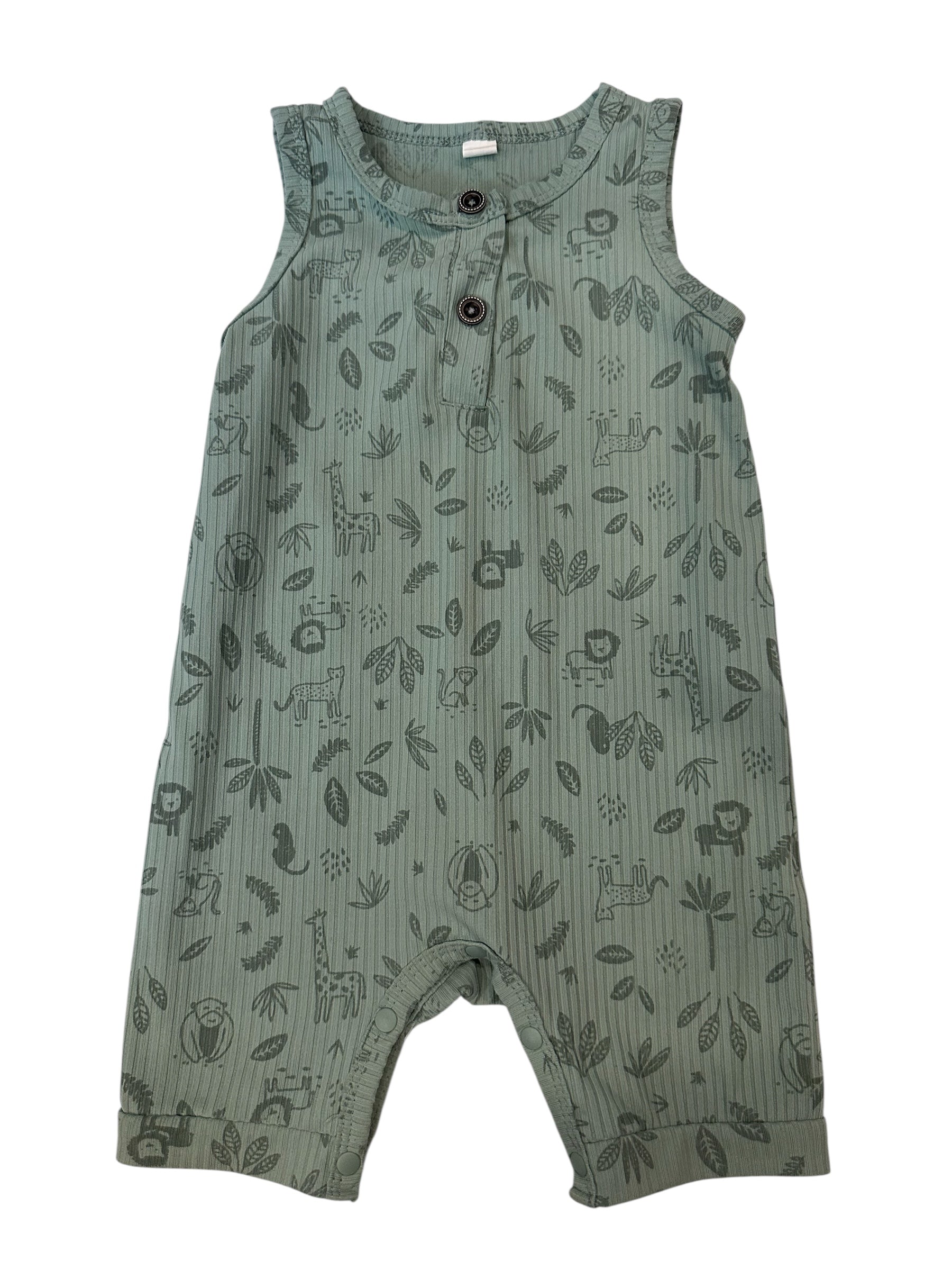 Jungle Tank Romper (6-9m)