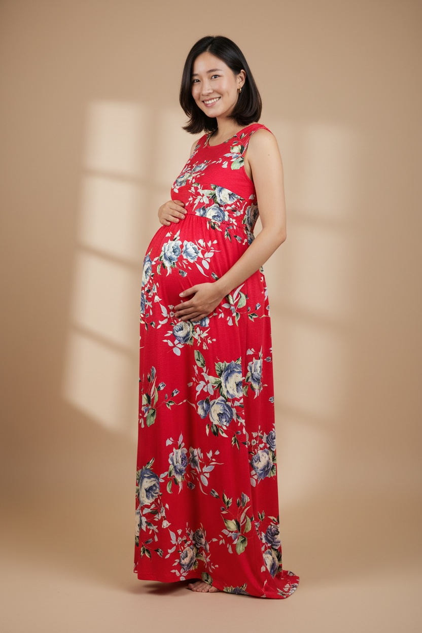 Maternity Maxi Dress (L)